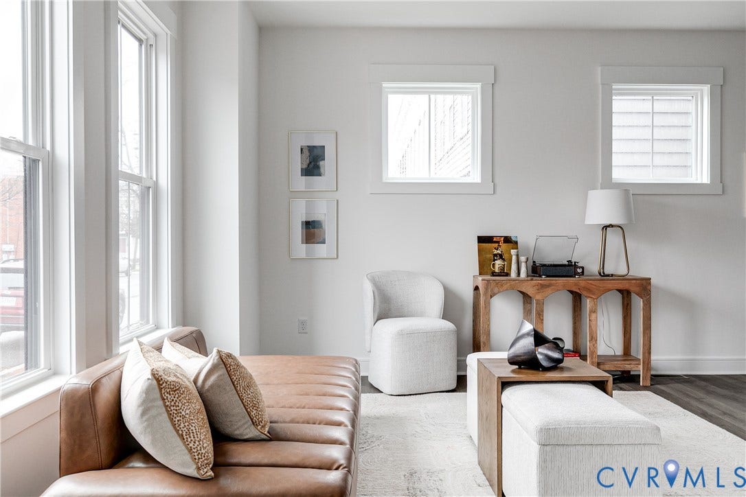 1827 W Cary Street, #D, Carytown, Richmond, VA 23220 Photo of staged model.