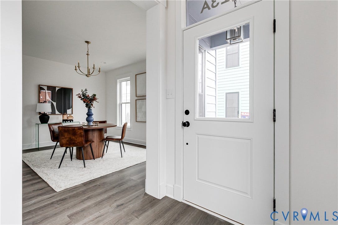 1827 W Cary Street, #D, Carytown, Richmond, VA 23220 Photo of staged model.