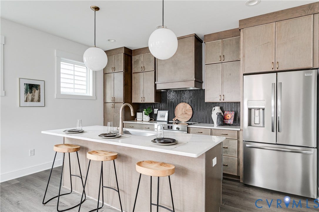 1827 W Cary Street, #D, Carytown, Richmond, VA 23220 Photo of staged model.