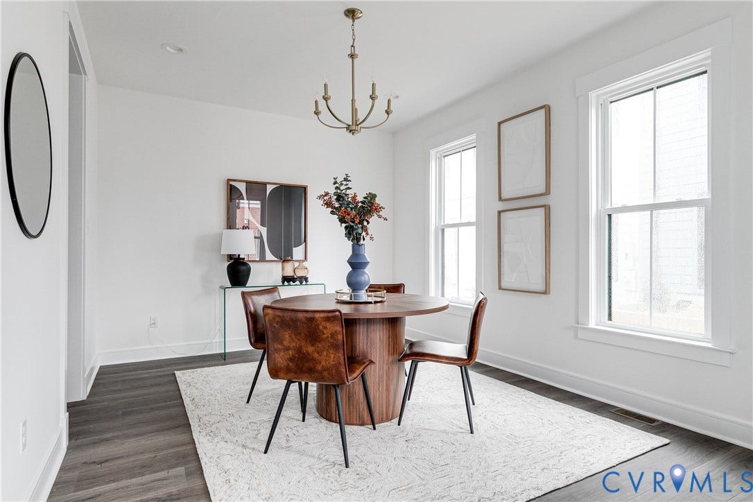 1827 W Cary Street, #D, Carytown, Richmond, VA 23220 Photo of staged model.