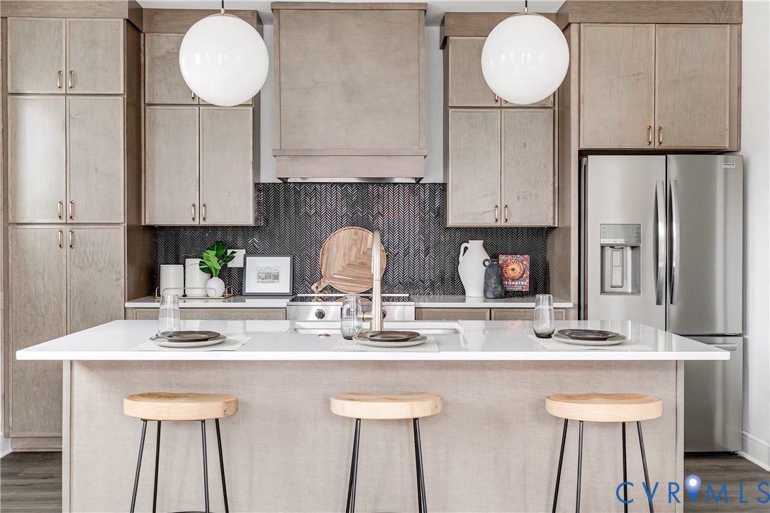 1827 W Cary Street, #D, Carytown, Richmond, VA 23220 Photo of staged model.