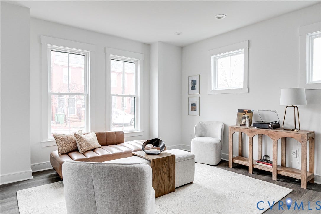 1827 W Cary Street, #D, Carytown, Richmond, VA 23220 Photo of staged model.