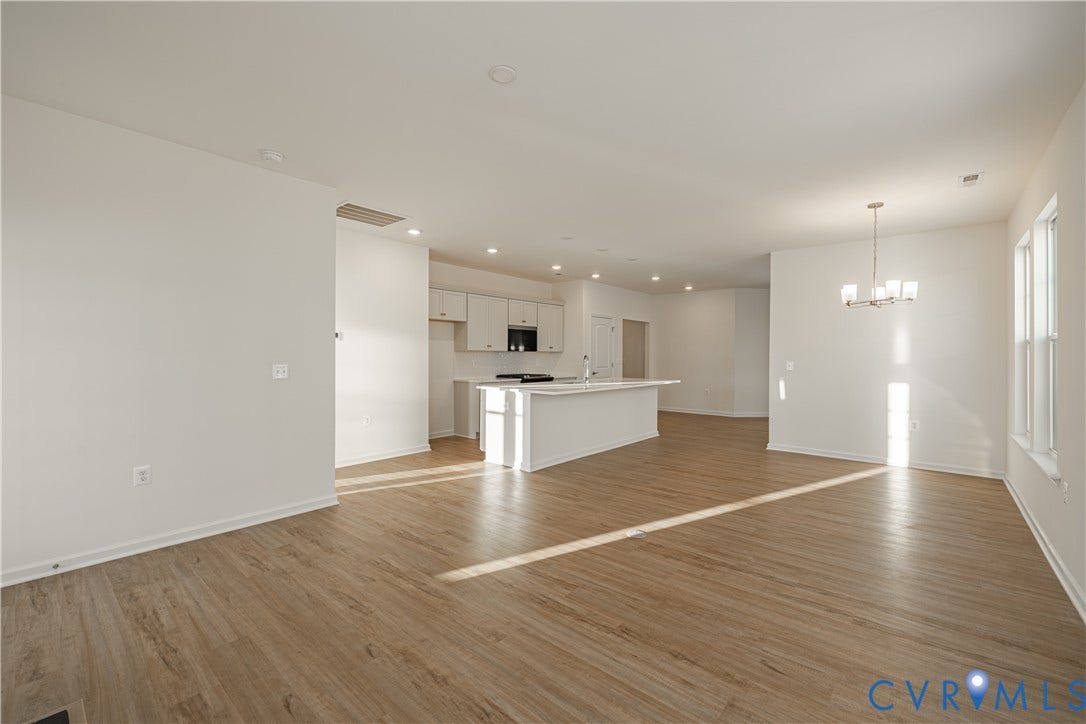 505 Bayberry Lane, Spring Creek, Zion Crossroads, VA 22942 The heart of the home is the spacious kitchen, featuring a large center island, granite countertops, stainless steel appliances, and a pantry.