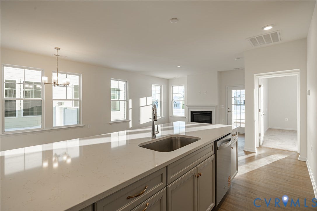 505 Bayberry Lane, Spring Creek, Zion Crossroads, VA 22942 The heart of the home is the spacious kitchen, featuring a large center island, granite countertops, stainless steel appliances, and a pantry.