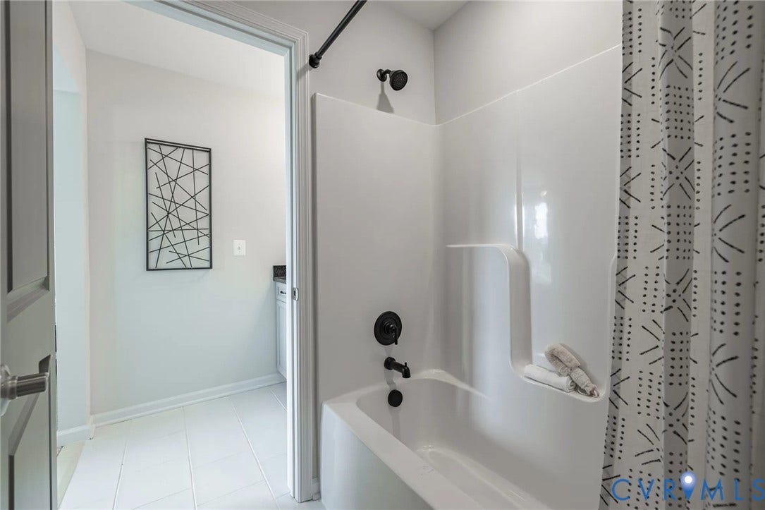 378 Bayberry Lane, Spring Creek, Zion Crossroads, VA 22942 Bedrooms two and three both feature walk-in closets and share a Jack & Jill bath with separate vanities. An unfinished storage area completes the second floor.