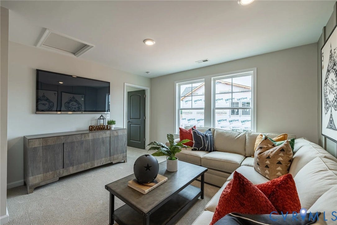 378 Bayberry Lane, Spring Creek, Zion Crossroads, VA 22942 Upstairs, you'll find a spacious loft area.