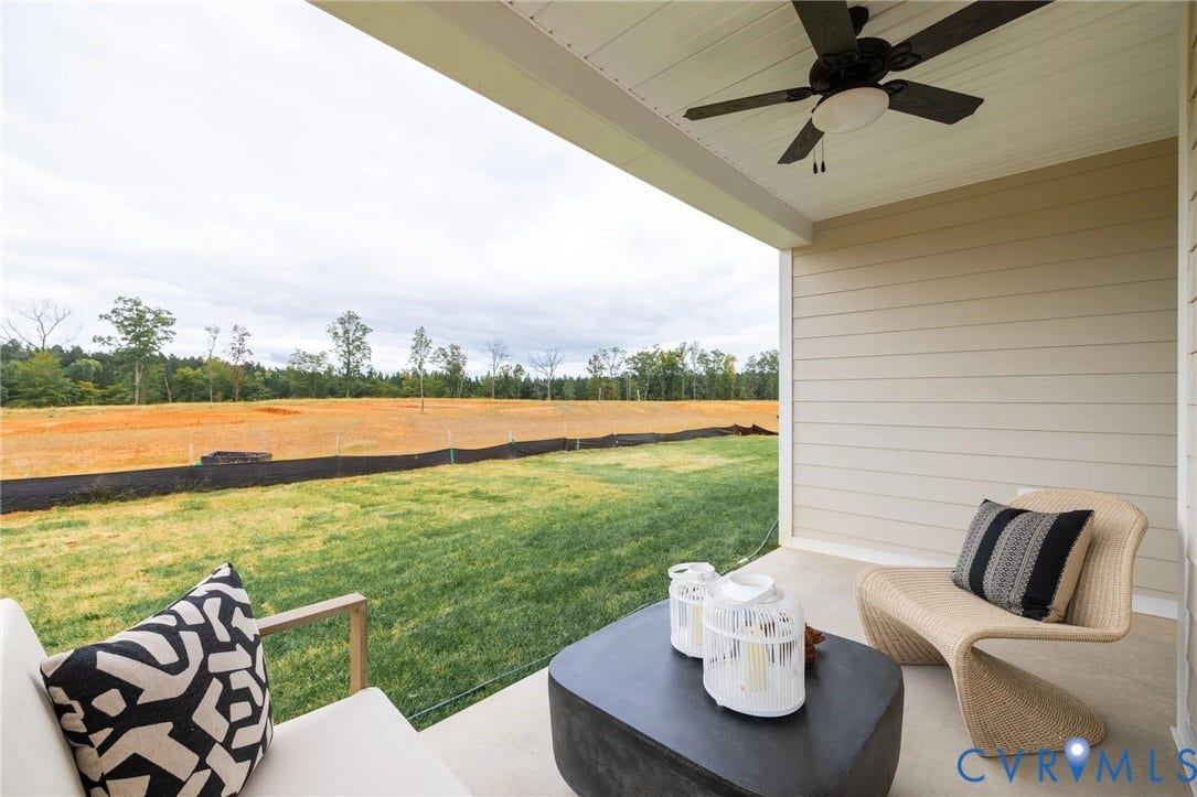 378 Bayberry Lane, Spring Creek, Zion Crossroads, VA 22942 The patio is for relaxing afternoons.