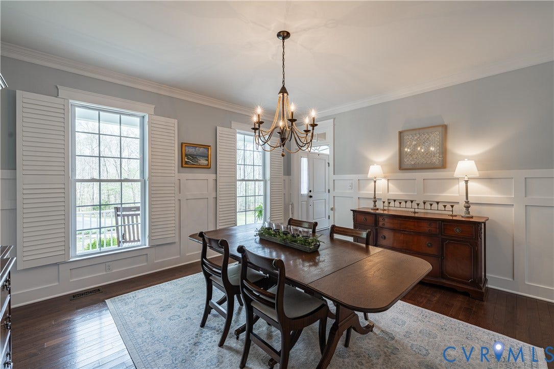 3175 Taurman Park Drive, Taurman Park, Powhatan, VA 23139 Craftsman moldings