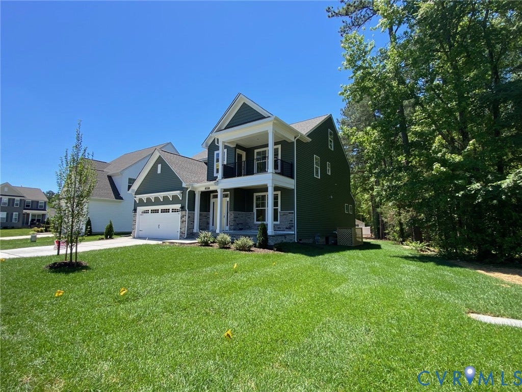 2605 Forget Me Not Lane, Greenhouse, Glen Allen, VA 23060 DOUBLE PORCH WITH BALCONY OPEN FROM LOFT