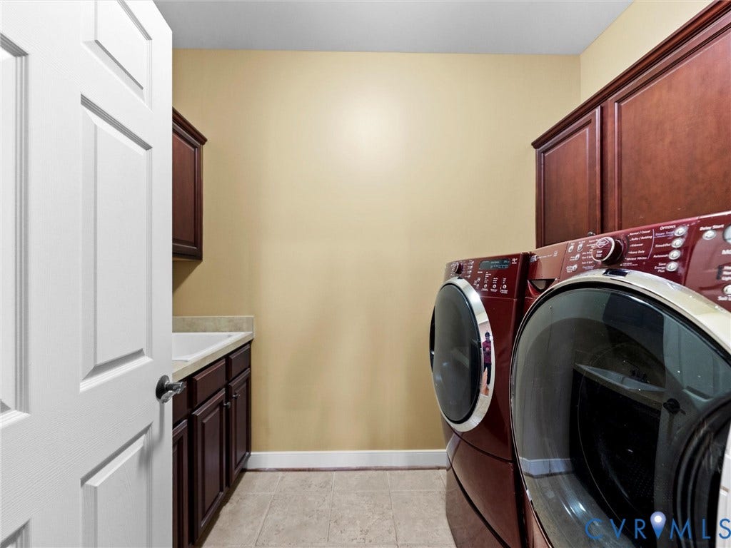2925 Mill Mount Parkway, Westlake At Mill Mount, Powhatan, VA 23139 LAUNDRY ROOM on the First Floor