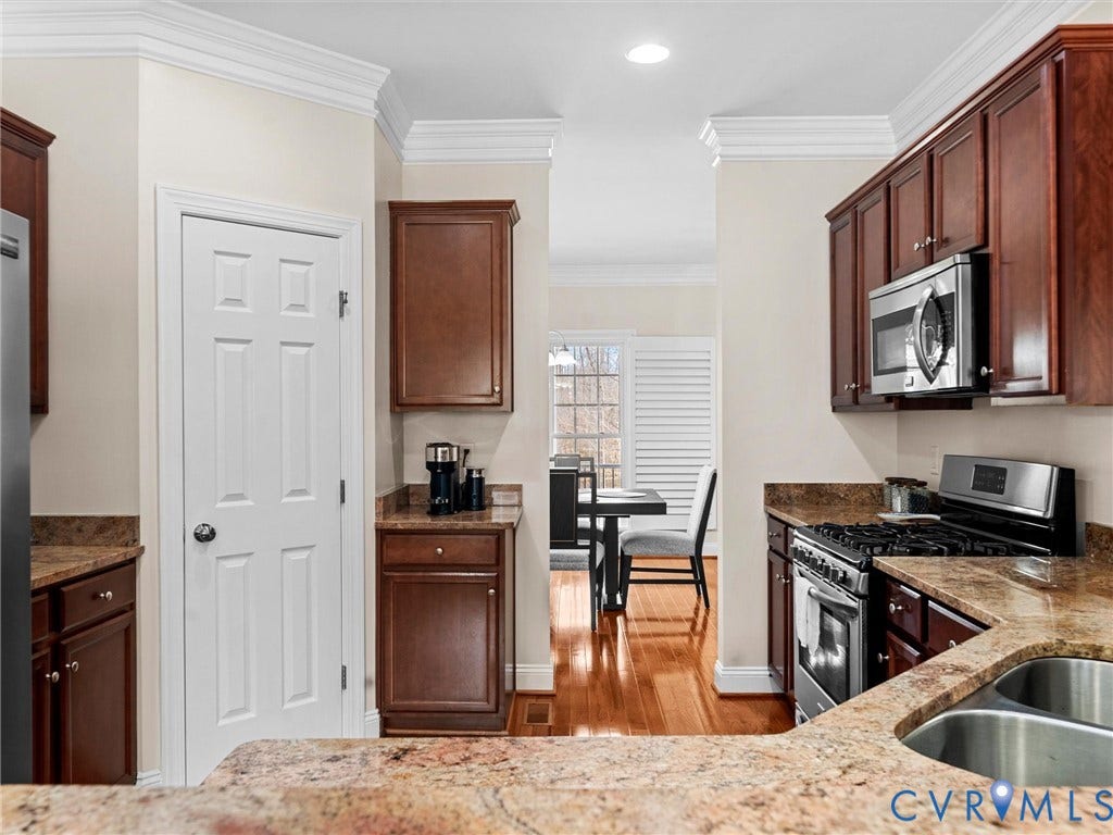 Door is to large pantry.