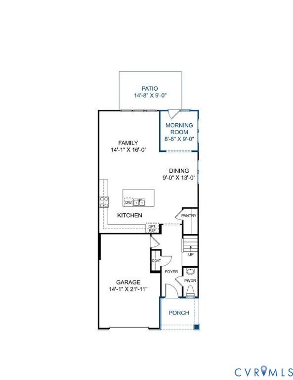 18747 Palisades Ridge, Palisades Cove, Moseley, VA 23120 FIRST FLOOR