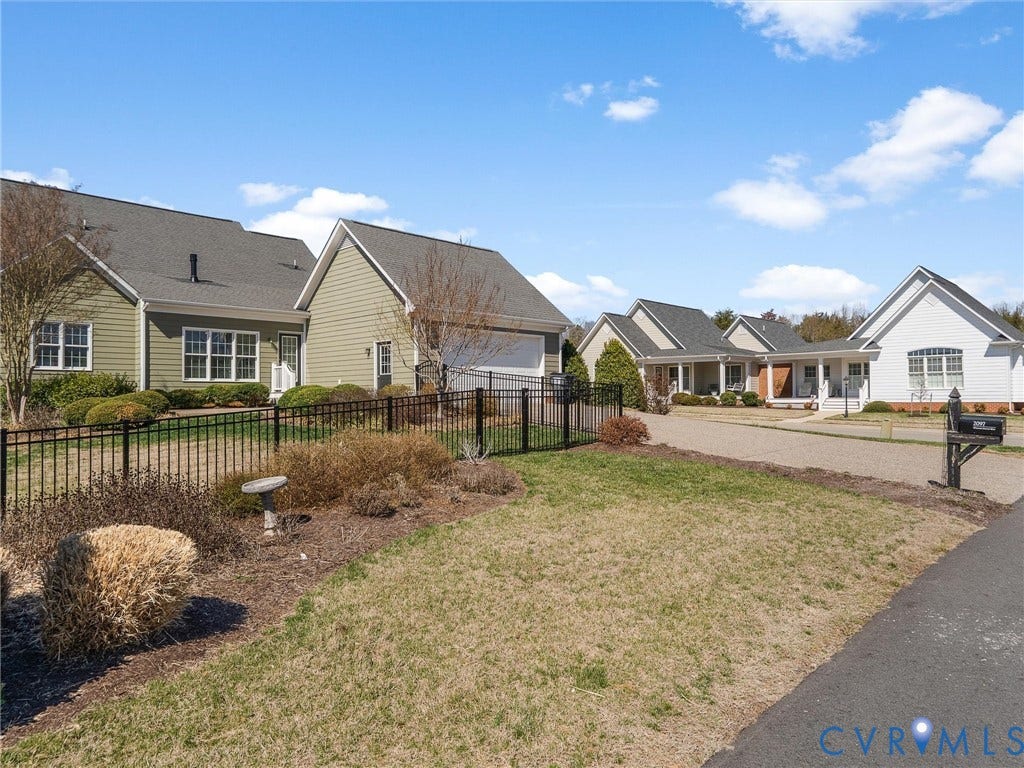 2097 William Dance Way, Scottville, Powhatan, VA 23139 LARGE LOT- With Fenced In Rear Yard, Patio, Garden Spots And An Easy Walk To The Fighting Creek Walking Trails. The BEST LOCATION!