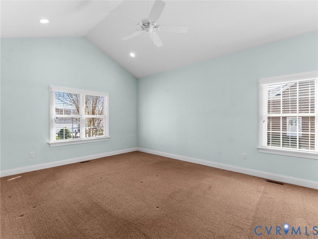 2097 William Dance Way, Scottville, Powhatan, VA 23139 Primary Bedroom Suite- Vaulted Ceiling, Trey Ceiling. Recessed Lighting