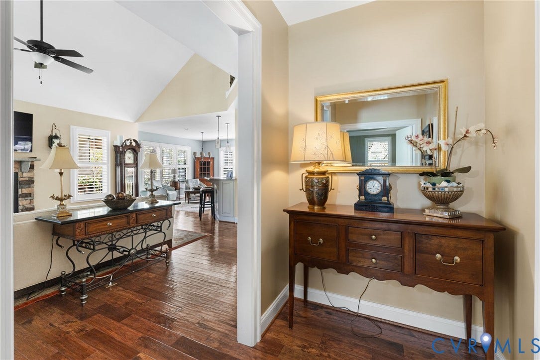1493 Camberley Drive, Parke At Saddlecreek, Manakin Sabot, VA 23103 access to 1/2 bath and entry to first floor primary