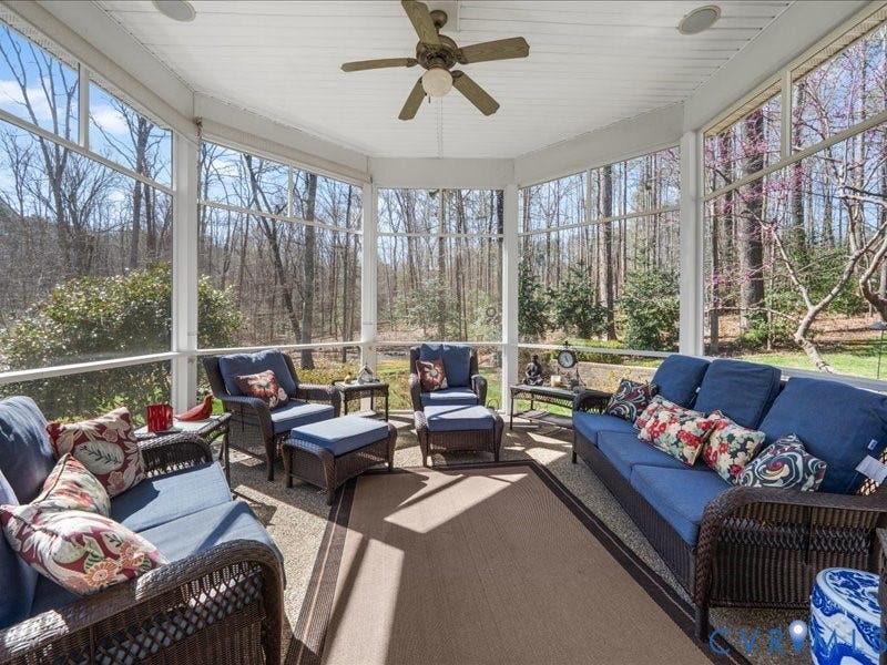 2767 E Maple Grove Lane, Powhatan, VA 23139 Rear Screened Porch