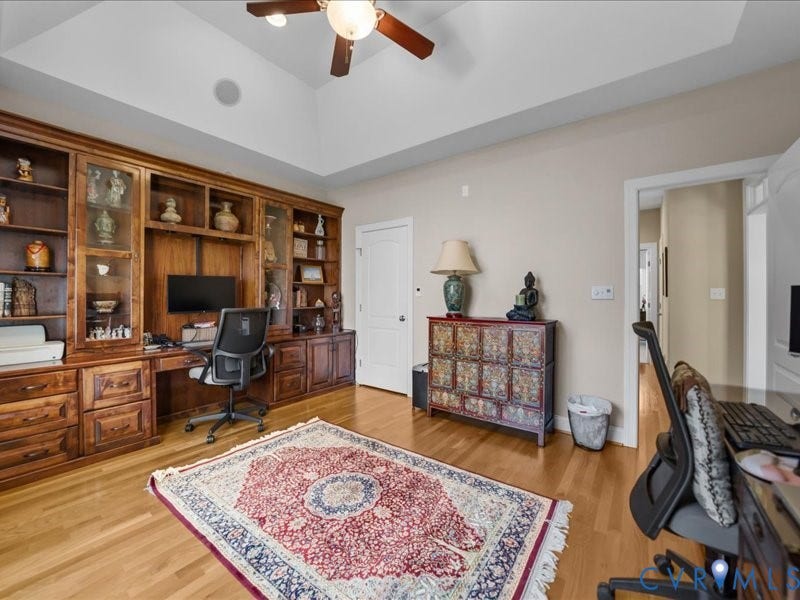 2767 E Maple Grove Lane, Powhatan, VA 23139 2nd bedroom with large walk-in closet- currrently used as the office