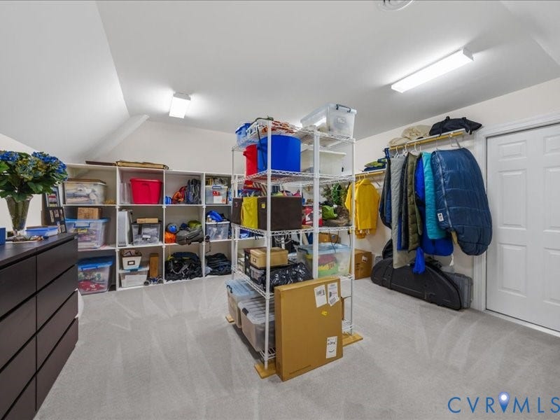 2767 E Maple Grove Lane, Powhatan, VA 23139 2nd floor bonus room- currently used as storage- connects to walk-in attice