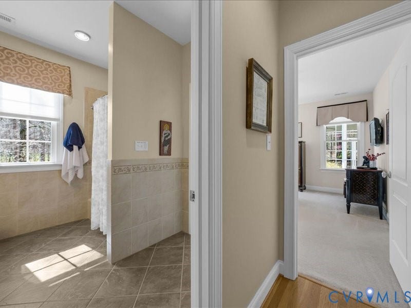 2767 E Maple Grove Lane, Powhatan, VA 23139 hall bath connects to 3rd bedroom