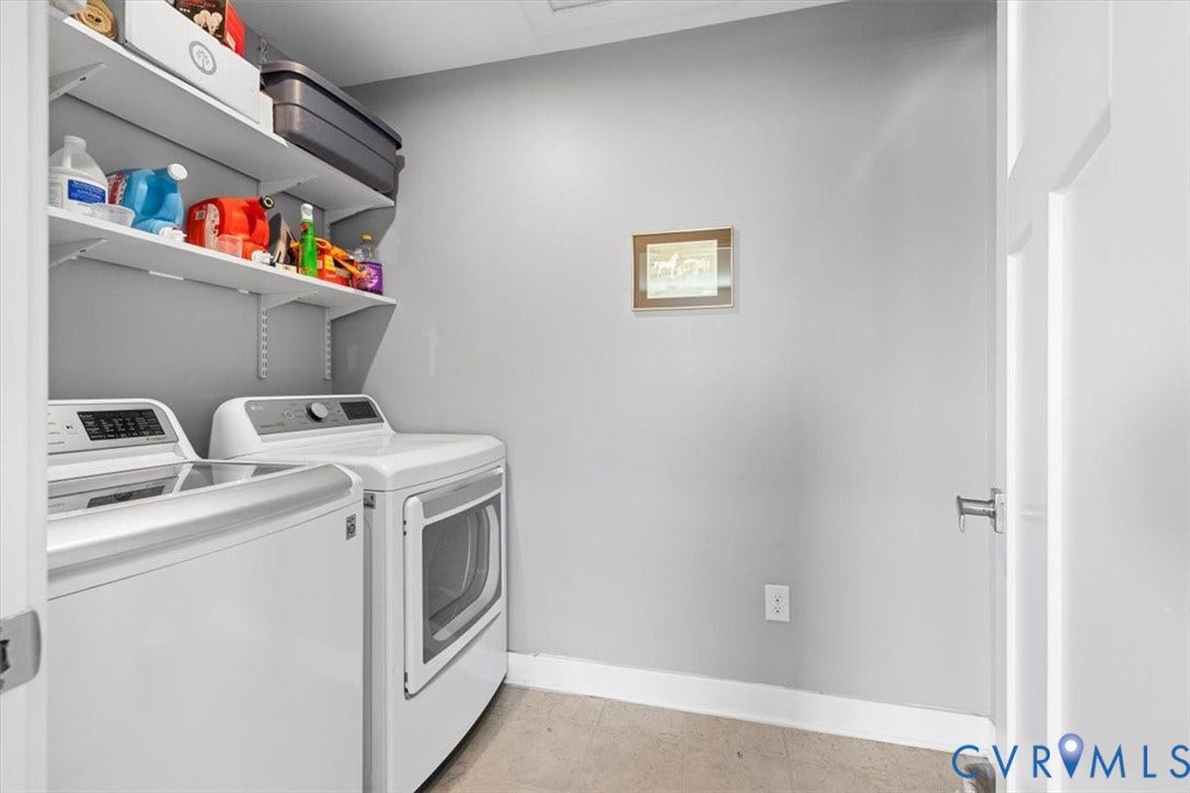 10448 Centralia Station Road, Chesterfield, VA 23831 Upstairs laundry