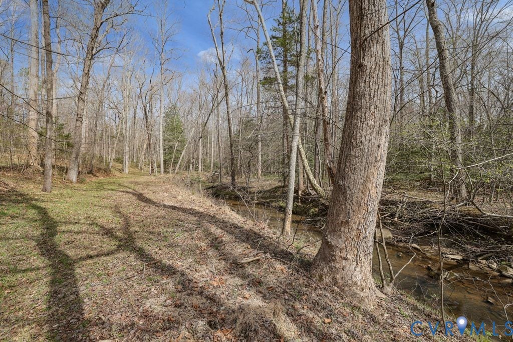 2900 Pleasantwood Road, Powhatan, VA 23139 Side yard by creek