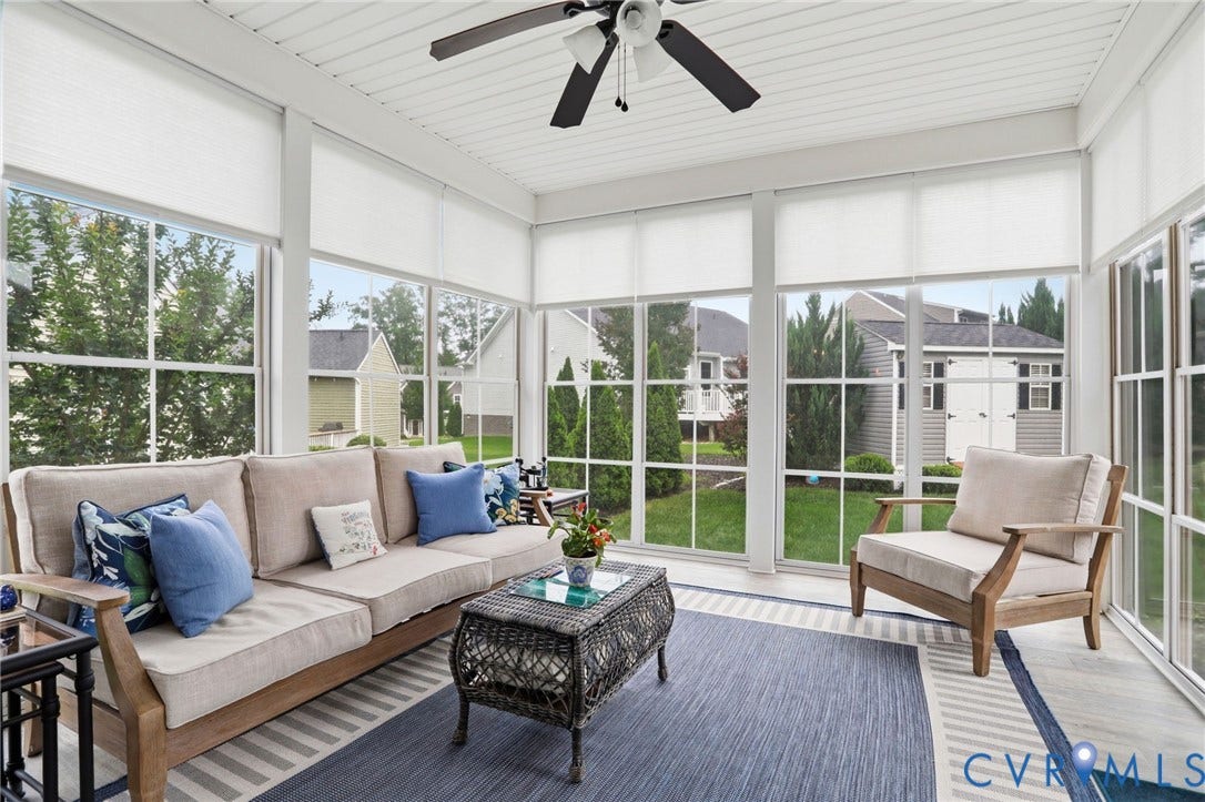 8907 Lavenham Loop, Lavenham, Midlothian, VA 23112 Conditioned four seasoned sun room