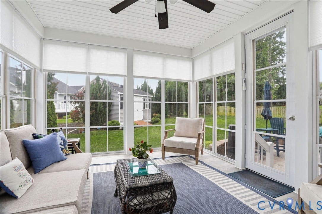 8907 Lavenham Loop, Lavenham, Midlothian, VA 23112 Conditioned four seasoned sun room