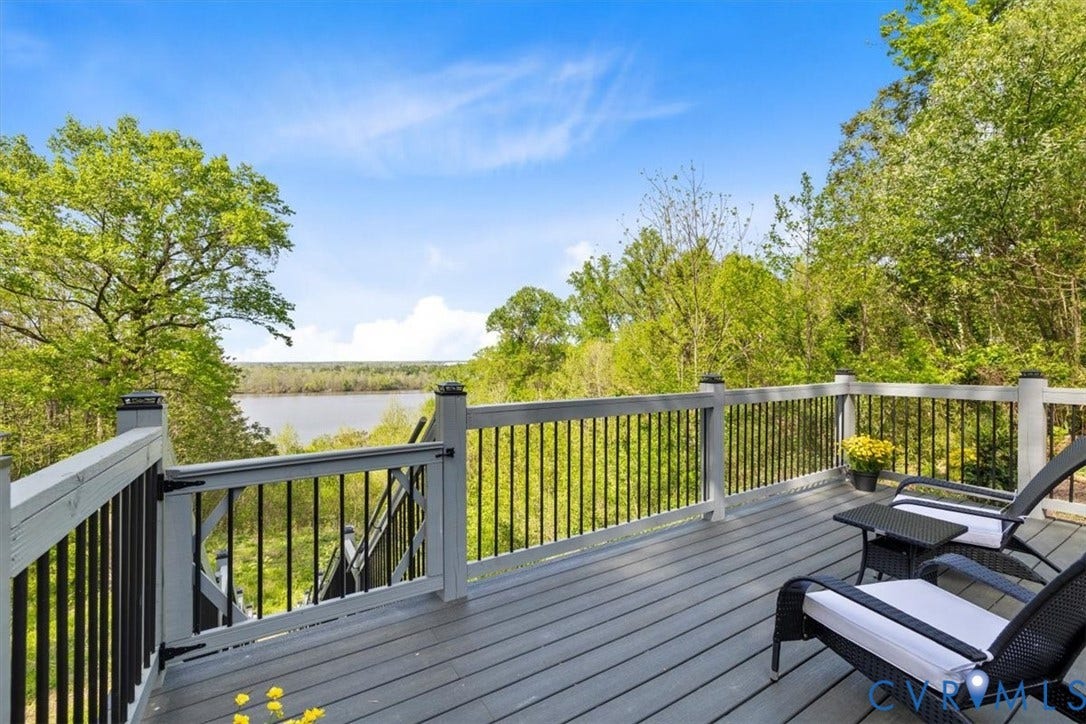 402 Rivers Bend Circle, Rivers Bend, Chester, VA 23836 View of the James River