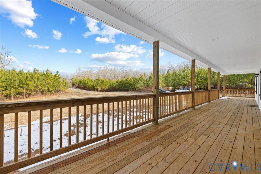 0 Barter Hill Road LOT 3, Cumberland, VA 23040 Covered front porch