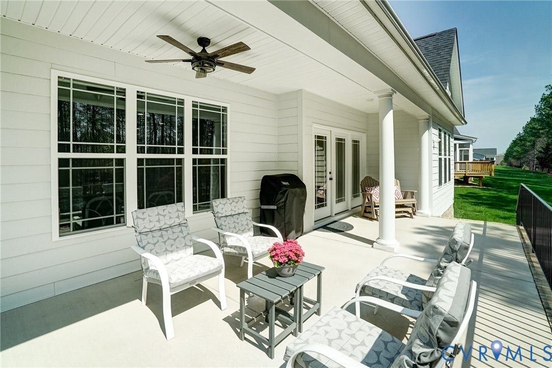 12387 S Readers Circle, Readers Branch, Manakin Sabot, VA 23103 Very Large Porch... Great for Outdoor Gatherings and Just Relaxing.