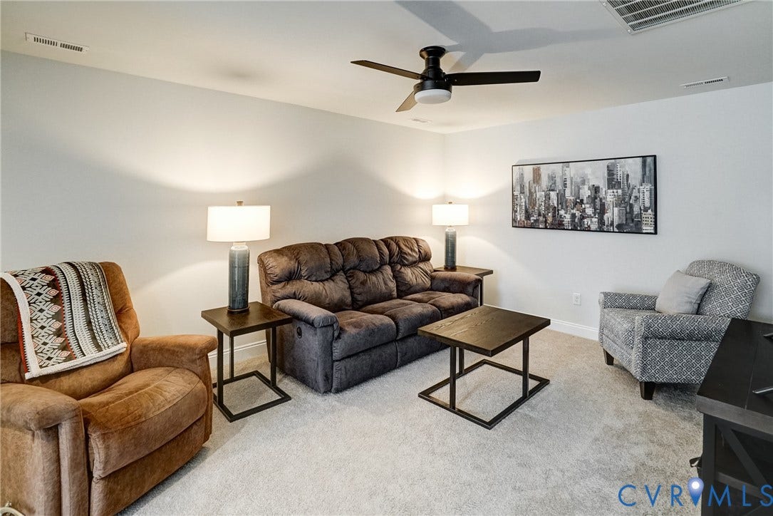 12387 S Readers Circle, Readers Branch, Manakin Sabot, VA 23103 2nd Floor Den w/ Adjacent Full Bath