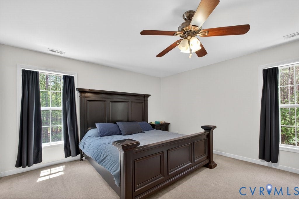 6332 Walnut Tree Drive, Powhatan, VA 23139 Primary bedroom 2nd floor