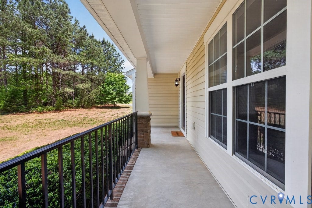 6332 Walnut Tree Drive, Powhatan, VA 23139 Front porch