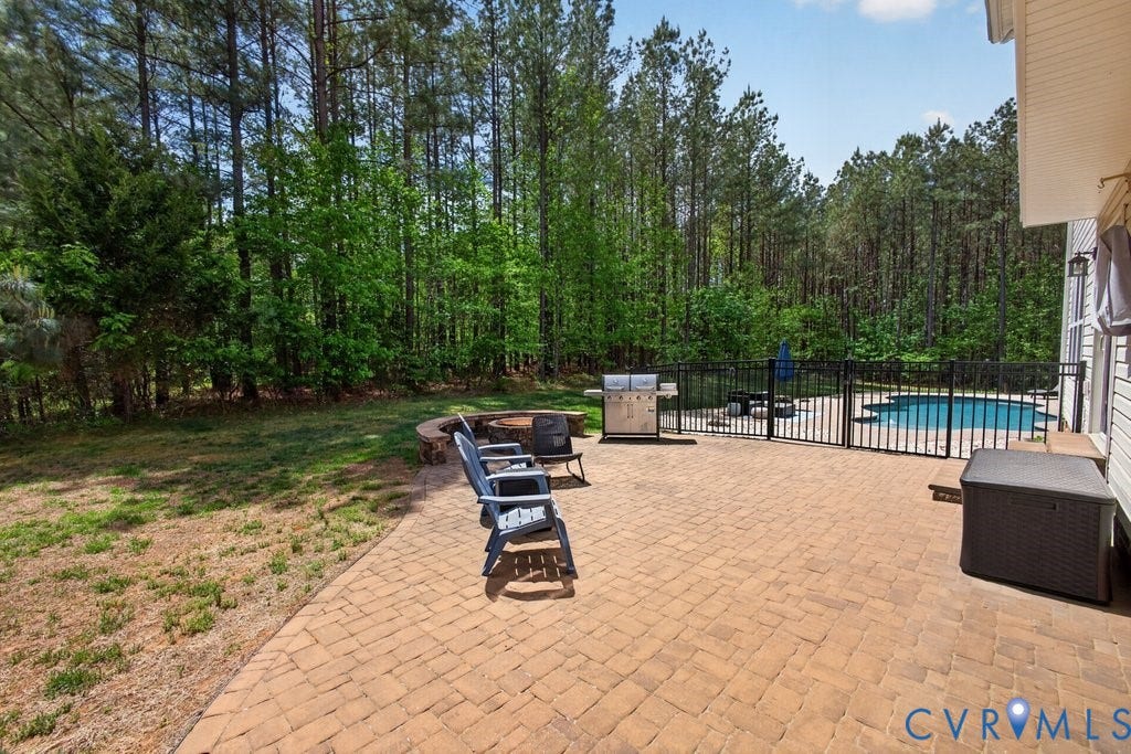 6332 Walnut Tree Drive, Powhatan, VA 23139 patio area