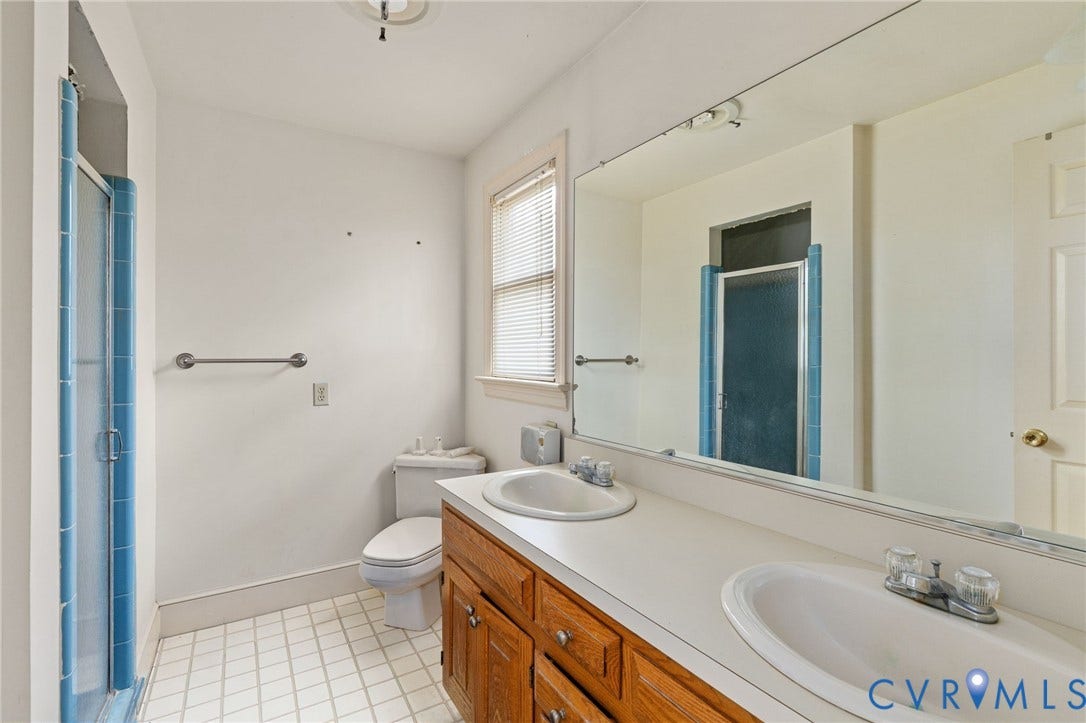 3354 Medway Lane, Level Green, Powhatan, VA 23139 Primary bathroom with shower.