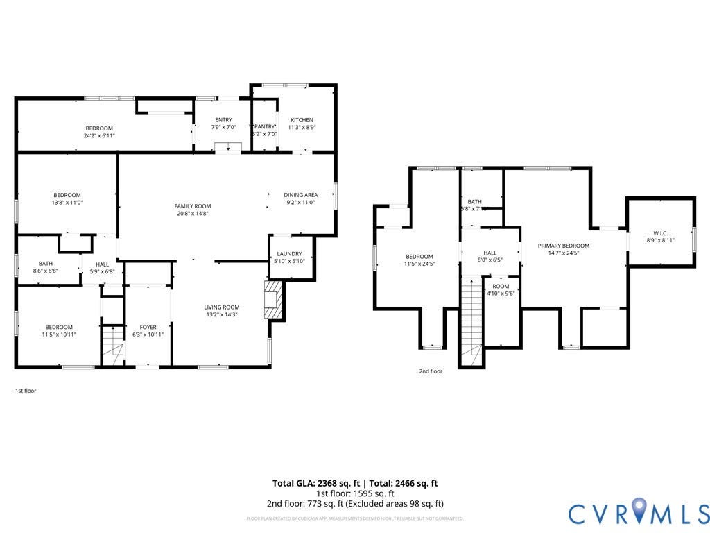 Dimensions and GLA approximate, actuals may vary.