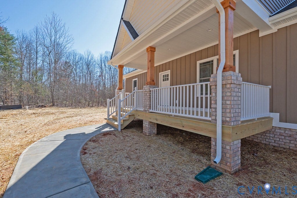 TBD Black Haw Lane, Hanover, VA 23059 View of side of property with a porch and board and batten siding