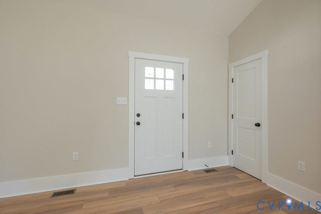 TBD Black Haw Lane, Hanover, VA 23059 Entryway featuring light wood-style floors and lofted ceiling