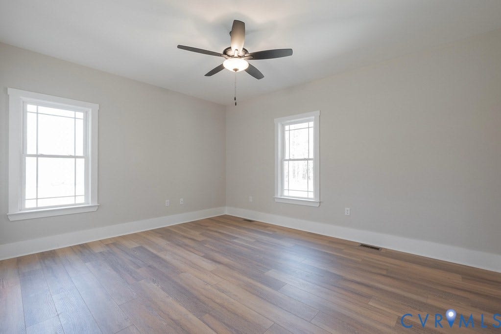 TBD Black Haw Lane, Hanover, VA 23059 Spare room featuring wood finished floors and ceiling fan