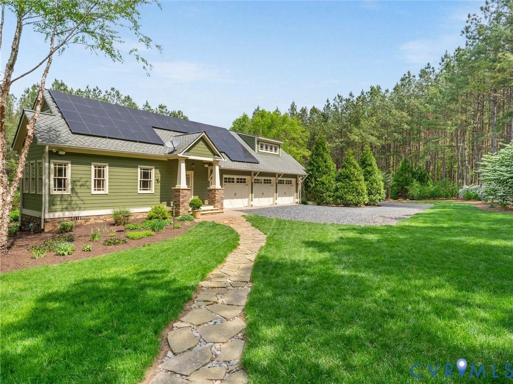 3025 Mill Mount Lane, Powhatan, VA 23139 Side entry and 3 garage bays