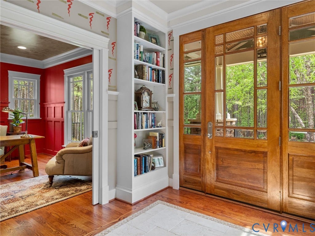 3025 Mill Mount Lane, Powhatan, VA 23139 African mahogany door