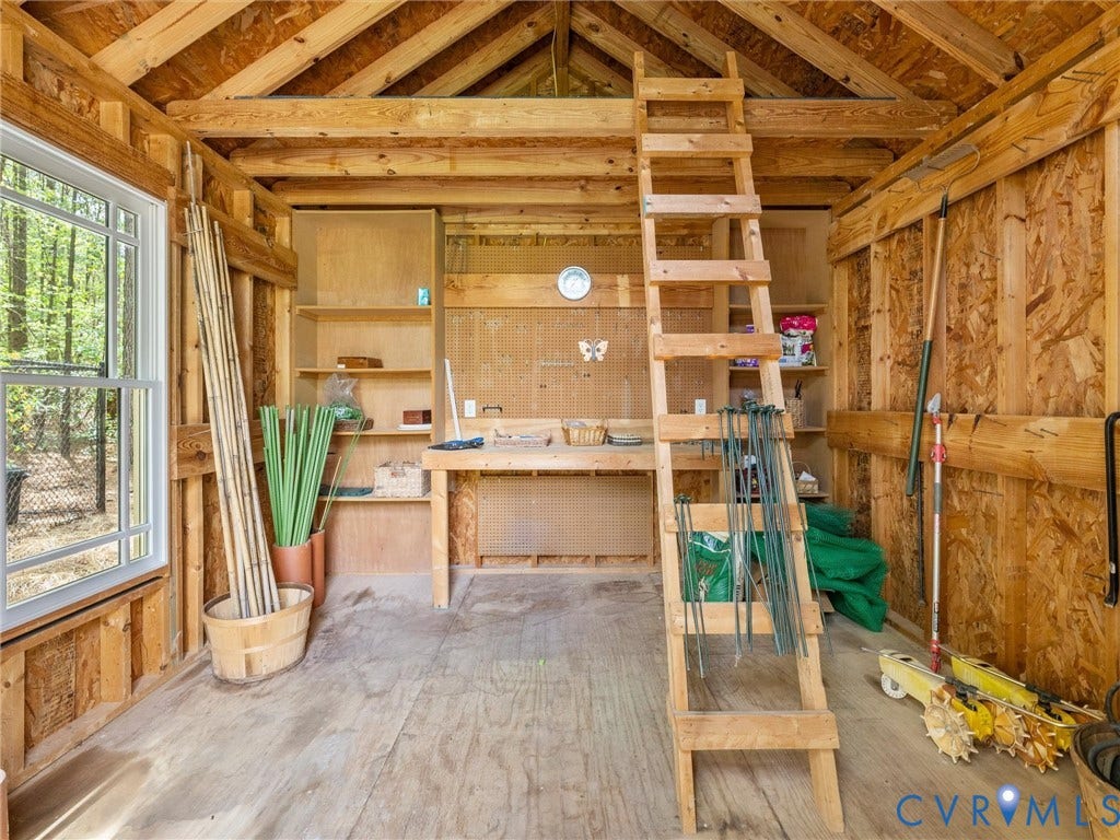 3025 Mill Mount Lane, Powhatan, VA 23139 Garden shed interior