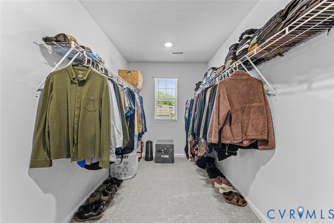 7019 Blue Stem Court, New Kent, VA 23124 Primary Closet