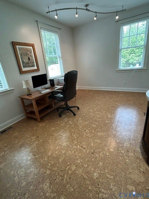 8151 Hidden Valley Court, Hidden Valley, Amelia, VA 23002 Bedroom #3/art studio has cork floors for comfort