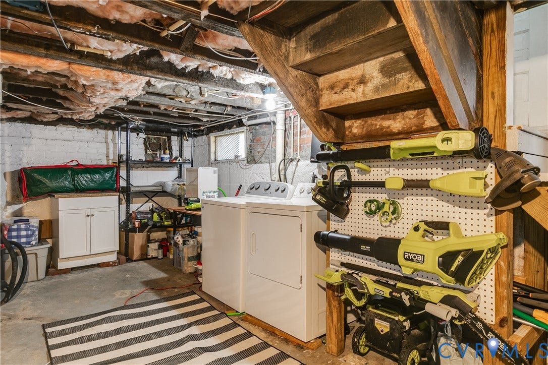 521 Northside Avenue, Highland Terrace, Richmond, VA 23222 Practical basement with smart storage solutions