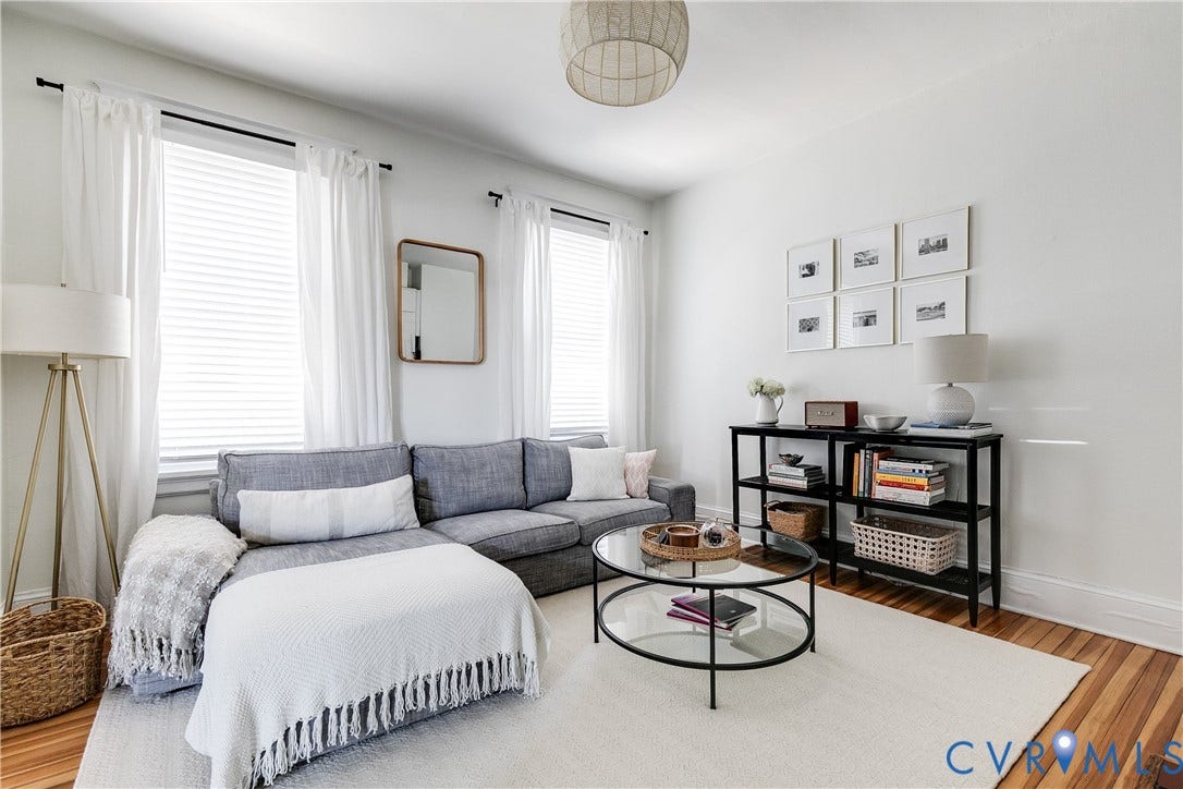 521 Northside Avenue, Highland Terrace, Richmond, VA 23222 Natural light fills the well sized living space