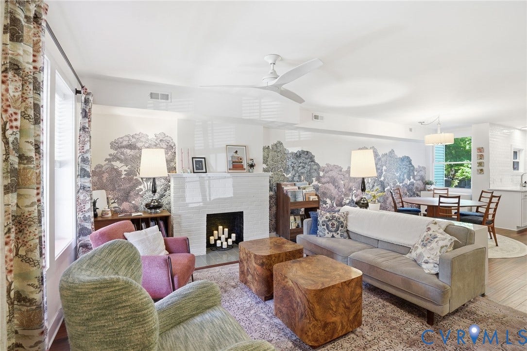 2814 W Grace Street, Museum District, Richmond, VA 23221 This open first floor is the ultimate live, eat, prep space