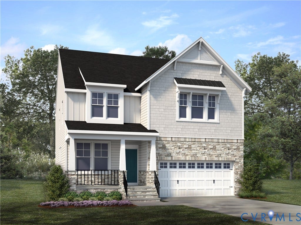 1079 Arbor Heights Terrace, Landon Village, Midlothian, VA 23114 Jarvis Bungalow C - Home is under construction. Photo is from builder's library and shown as example only (colors, features and options will vary).