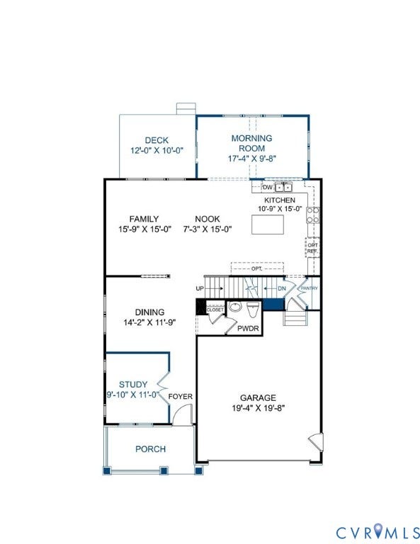 1079 Arbor Heights Terrace, Landon Village, Midlothian, VA 23114 First Floor