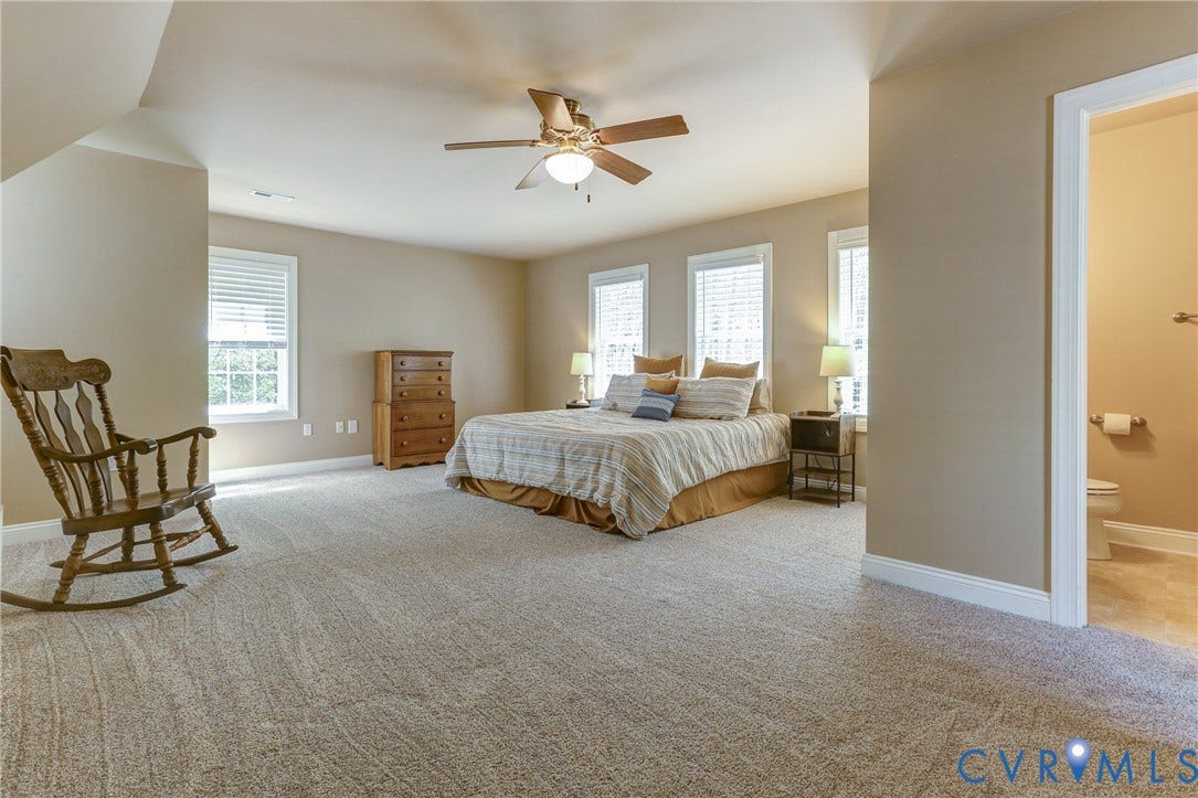 2025 Valley Springs Circle, Powhatan, VA 23139 Private Bedroom above garage